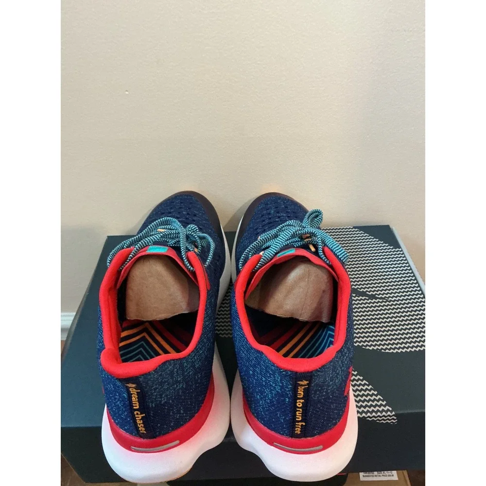 Rabbit Dream Chaser Mens Running Shoes‎ Blue Red Orange Sz 12 M